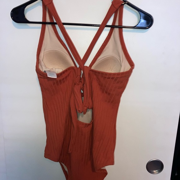 TARGET SWIMSUIT one piece burnt orange, large - Picture 2 of 3
